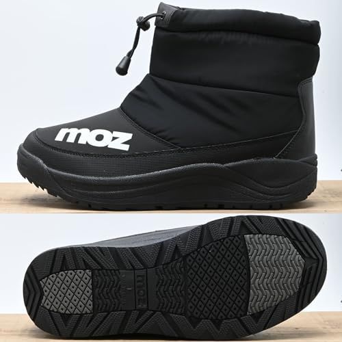 ブラック_XXL [moz] スノートレッキングブーツ メンズ MZ2674 ダウン ...