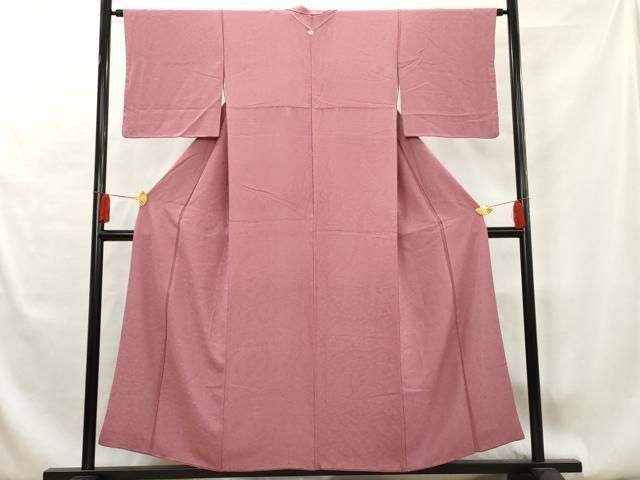 平和屋着物○色無地 袷 総レース 吉祥花文 深縹色 CAAU2567yc