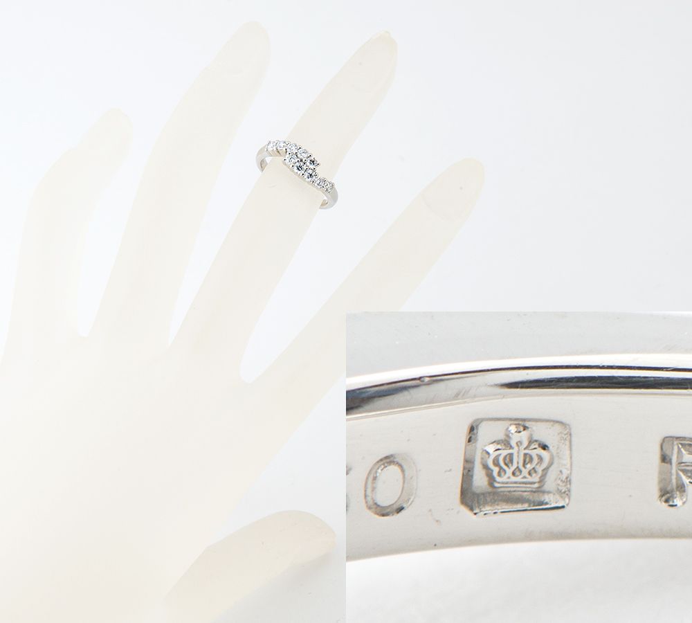 ロイヤルアッシャー ダイヤモンド 計0.50 リング・指輪 - 福岡宝石市場