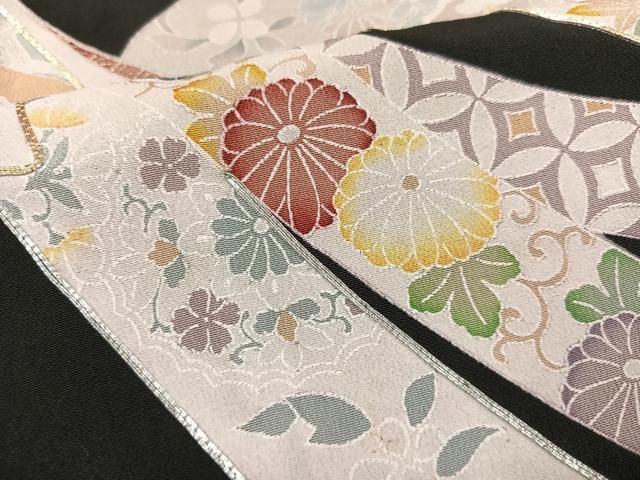 平和屋着物□豪華黒留袖 駒刺繍 束ね熨斗花鳥文 金彩 正絹 逸品