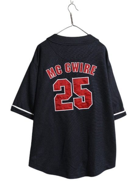カージナルス ベースボール シャツ メンズ L / MLB オフィシャル ミラージュ 大リーグ ユニフォーム ゲームシャツ 半袖シャツ ジャージ 紺 カージナルス ベースボール シャツ メンズ L / MLB オフィシャル