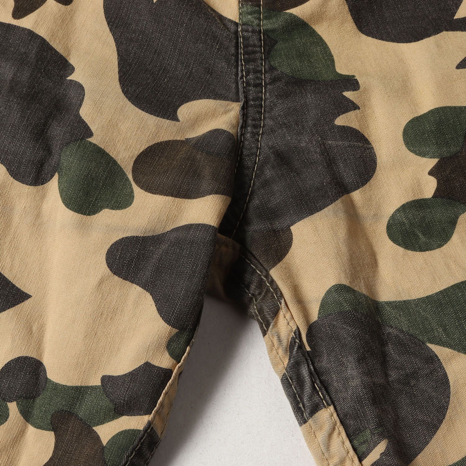 A BATHING APE ア ベイシング エイプ パンツ サイズ:M 00s 1stカモ 猿