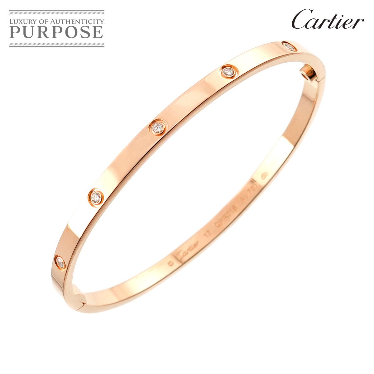 Cartier バングル LOVE ブレスレット サイズ17 楽天市場】カルティエ Cartier サイズ:17 新型 LOVE BRACELET
