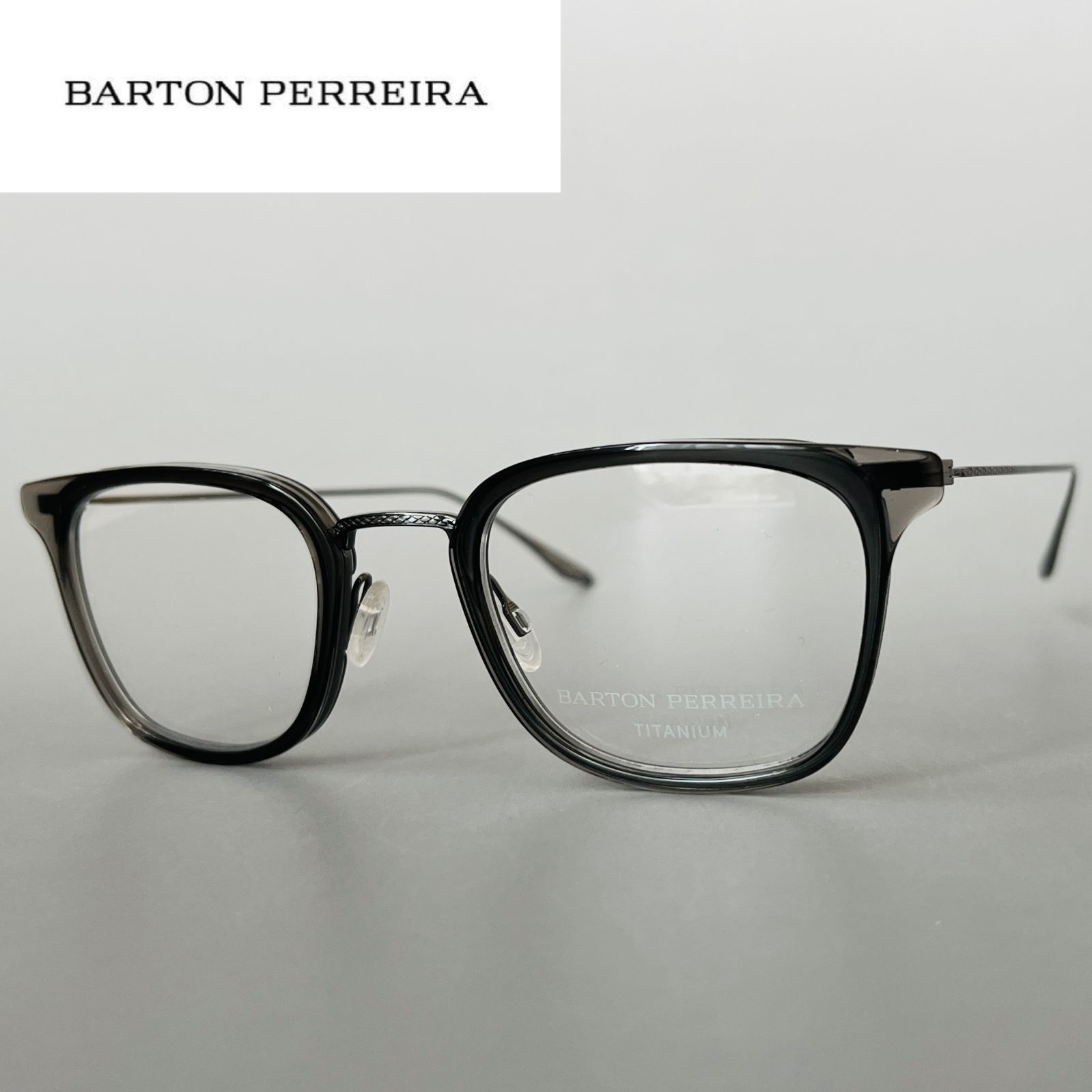 バートンペレイラ メガネ BARTON PERREIRA メンズ レディース ウェリントン 新品 チタン 日本製 HEALEY グレー シルバー 国産  高品質 - メルカリ