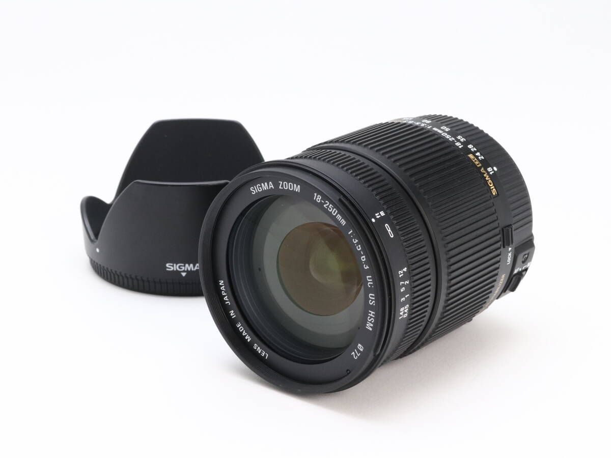 A- SIGMA シグマ 18-250mm F3.5-6.3 DC OS HSM SONY Aマウント 初期不良返品対応 44-274
