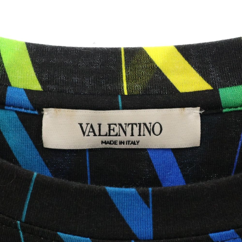 ヴァレンティノ VALENTINO レインボー ロゴ 総柄 Tシャツ Tシャツ 