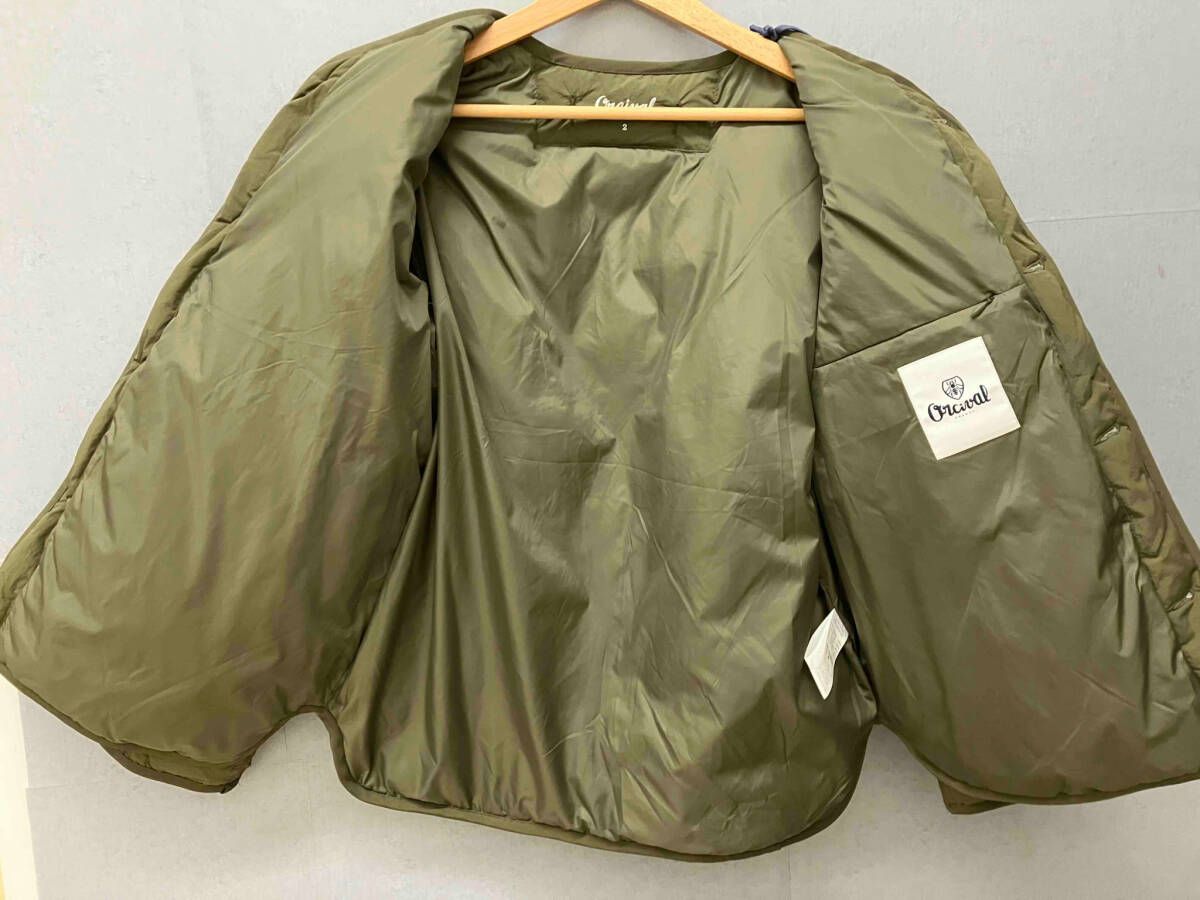Orcival オーシバル OR-A0075 NSY レディース キルトダウン ノーカラー 