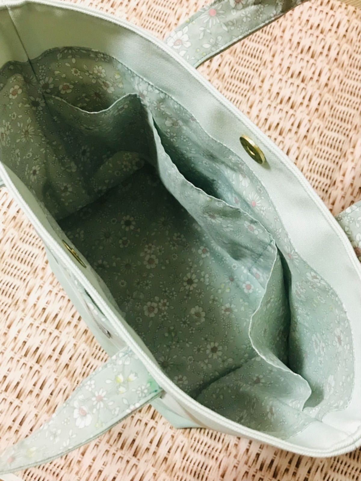 帆布トートバッグ (N12) ハンドメイド - メルカリ 