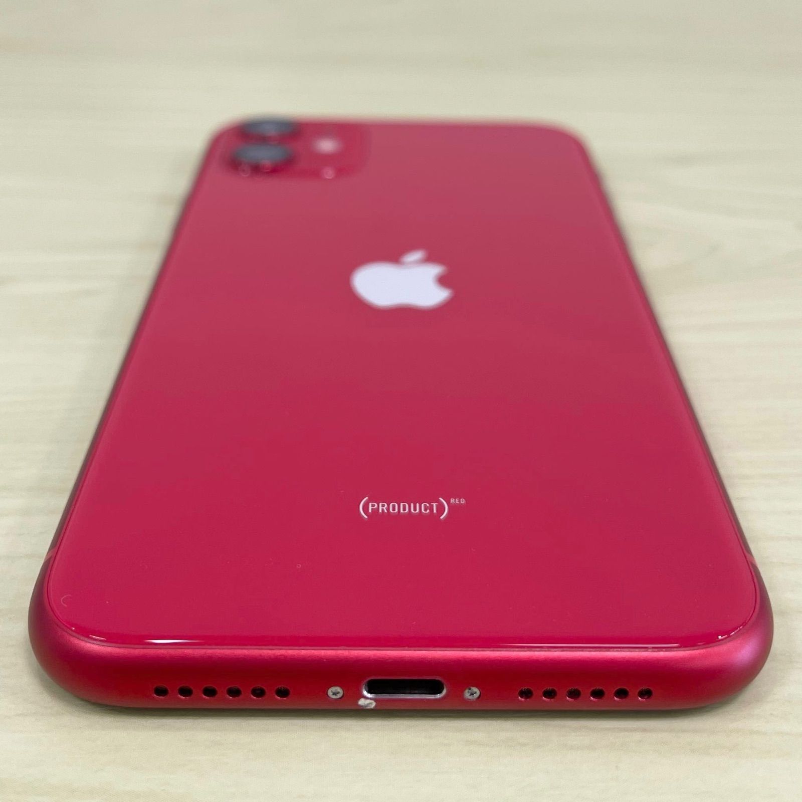 iPhone11 128GB レッド SIMフリー 21460 - メルカリ