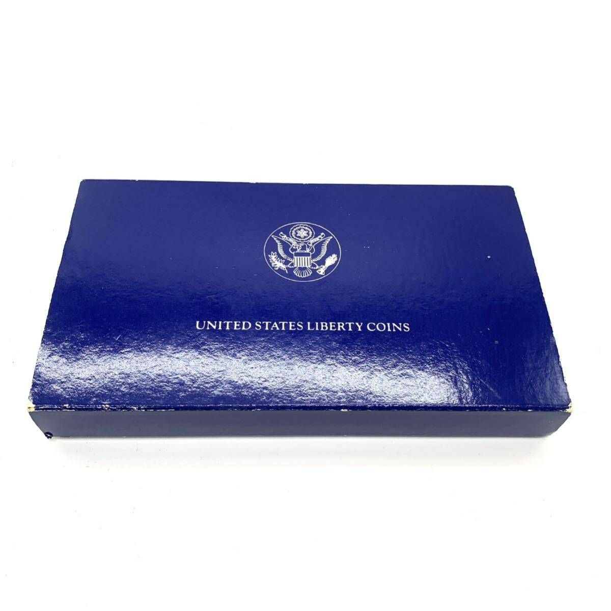 1986年-1986 リバティーコイン記念硬貨銀製メダル 1ドル ONE DOLLAR アメリカ LIBERTY UNITED