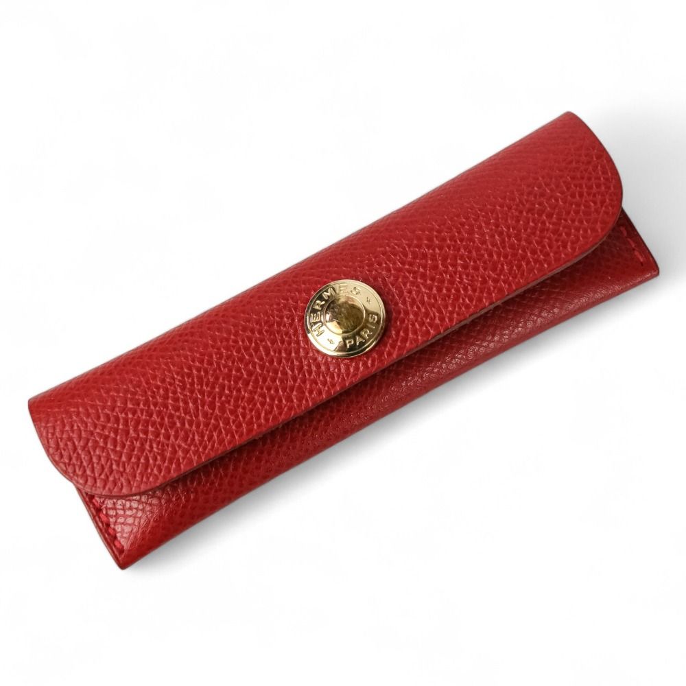 美品 HERMES エルメス バッファローホーン コーム 櫛 くし ケース付き