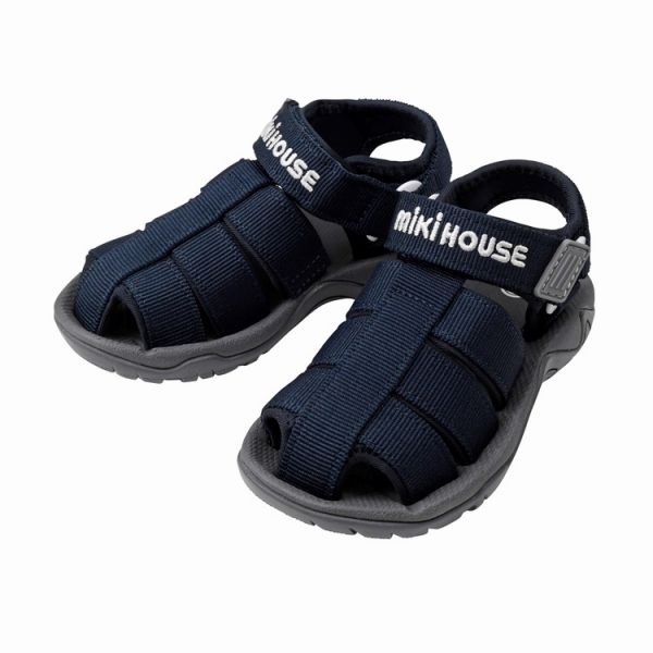 ○30％OFFセール○ミキハウス mikihouse ロゴ シンプル サンダル