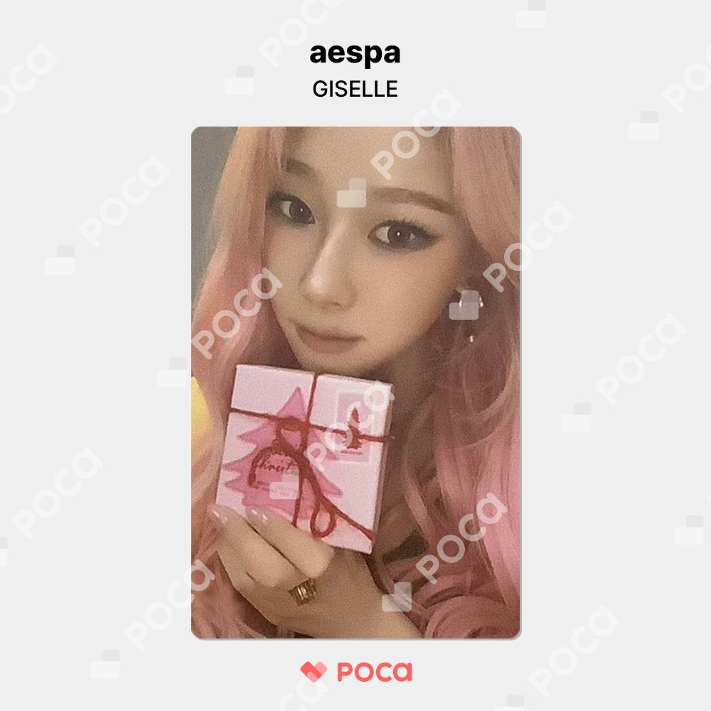 aespa ジゼル トレカ 2024 PINK CHRISTMAS PHOTO CARD RANDOM