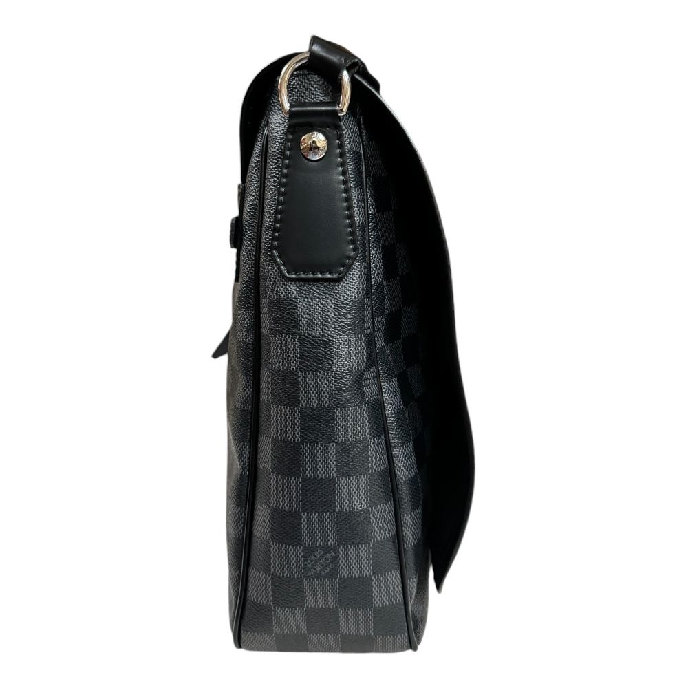 ルイヴィトン レンツォ ダミエグラフィット ショルダーバッグ ダミエグラフィットキャンバス N51213 ブラック メンズ  LOUIS VUITTON  中古 ルイヴィトン  ルイ ヴィトン