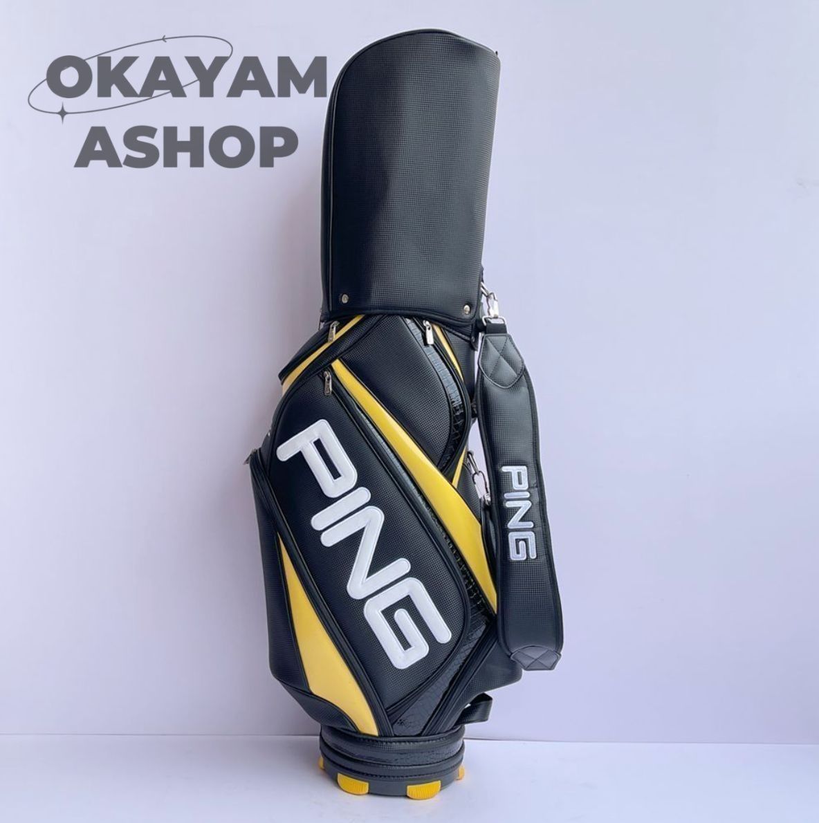 週末限定値下げ 【美品】 ピン ゴルフ キャディバッグ ブラック 美品】PING ゴルフバッグ ブラック キャディバッグ 週末限定値下げ