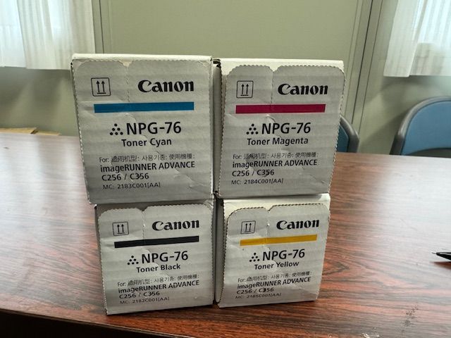 Canon トナー　NPG-76 イエロー　マゼンタ　シアン キャノントナー4本セット NPG-76 （ブラック・シアン・マゼンタ