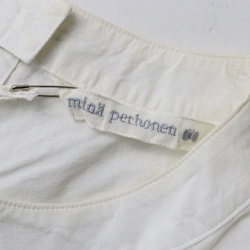 2022SS ミナペルホネン mina perhonen piha 刺繍 プルオーバーブラウス