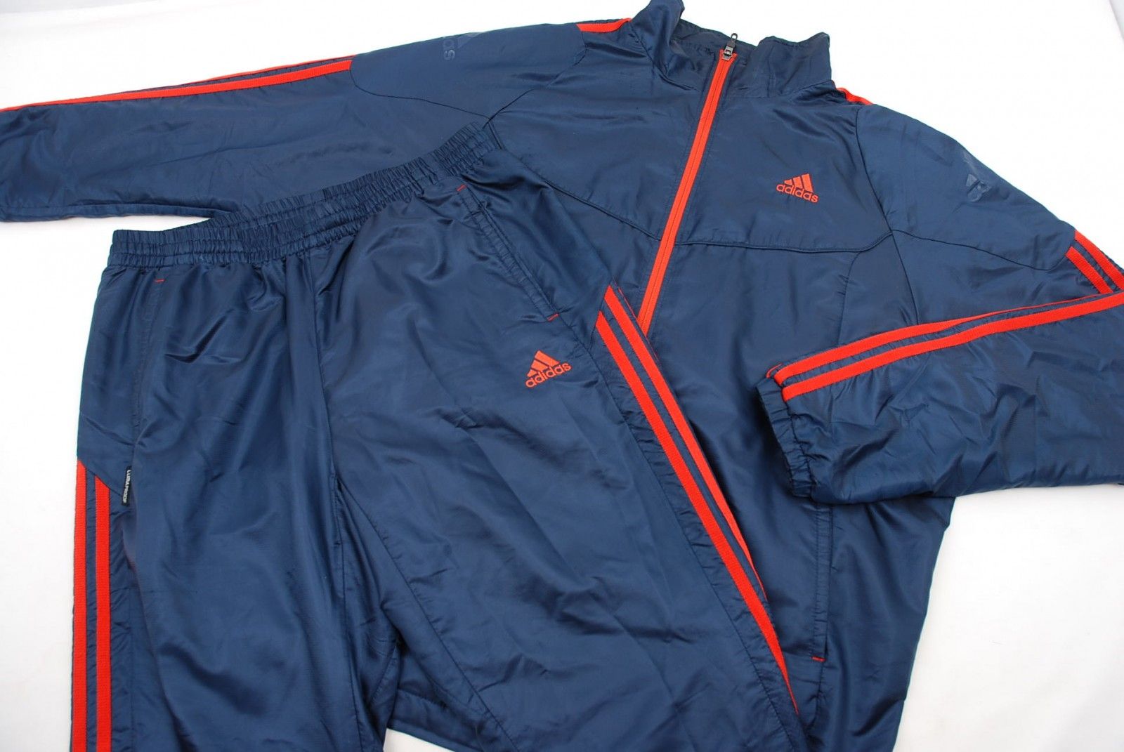 中古 メンズ アディダス adidas セットアップ 3L XO 紺 ネイビー 秋冬 大きいサイズ