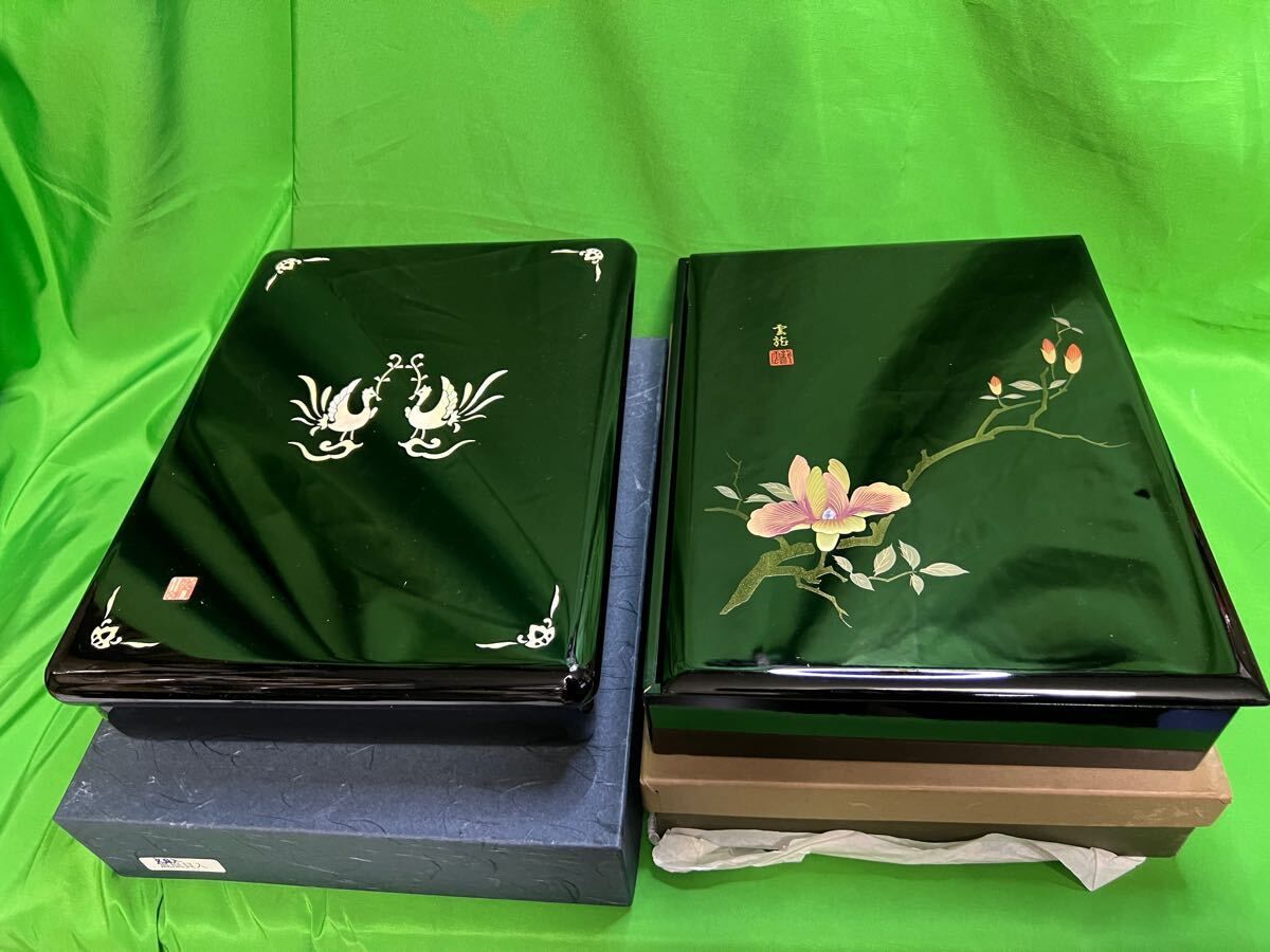 高級木製漆器 小物入れ文具入れ！@Y左 - メルカリ