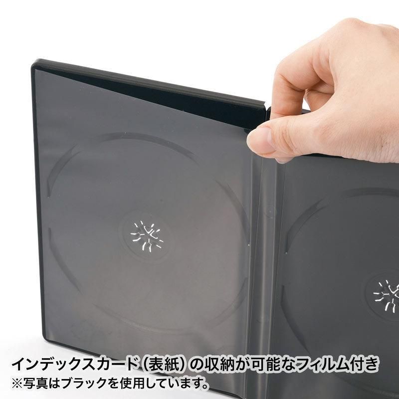 訳あり新品 DVDトールケース 6枚収納 10枚セット クリア DVD-TN6