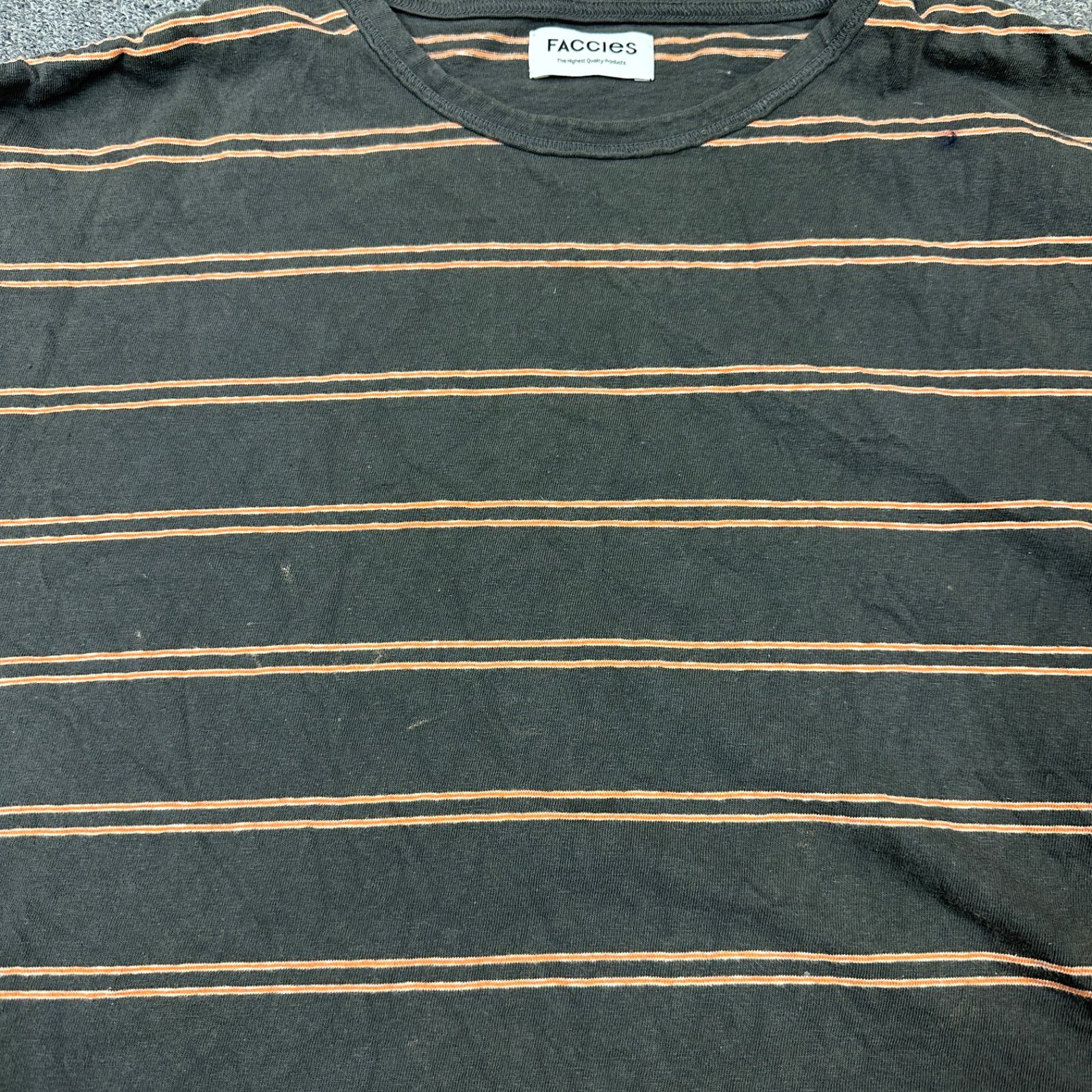 参考上代28600円 FACCIES 24SS VINTAGE DAMAGE BD LS ヴィンテージ 