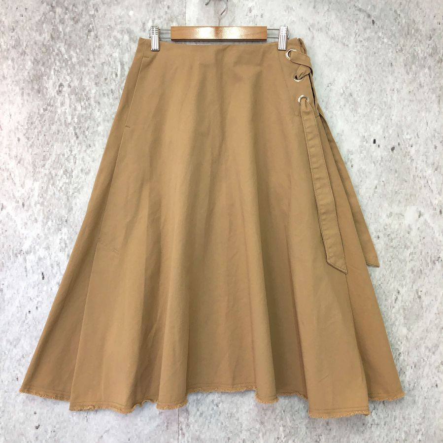 BEAMS Demi-Luxe 新品　ベージュ サイズ36 スカート Demi-Luxe BEAMS デミルクス ビームス チノ スカート ベージュ