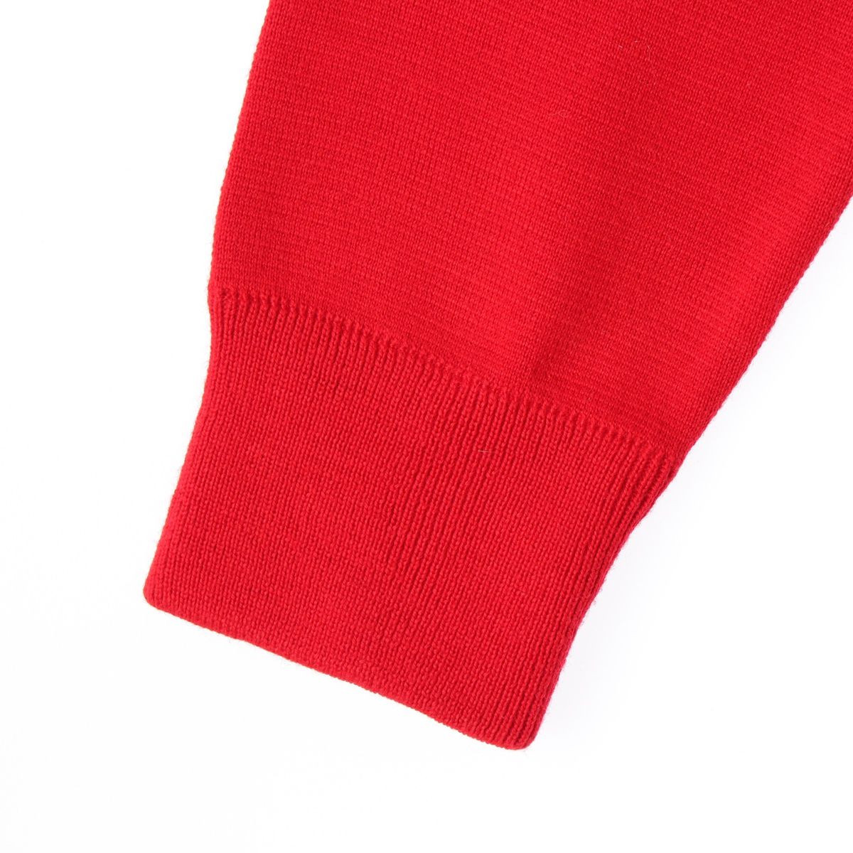 モンクレール 19年 ウール ナイロン ロゴ ニット切替 ライト ダウン