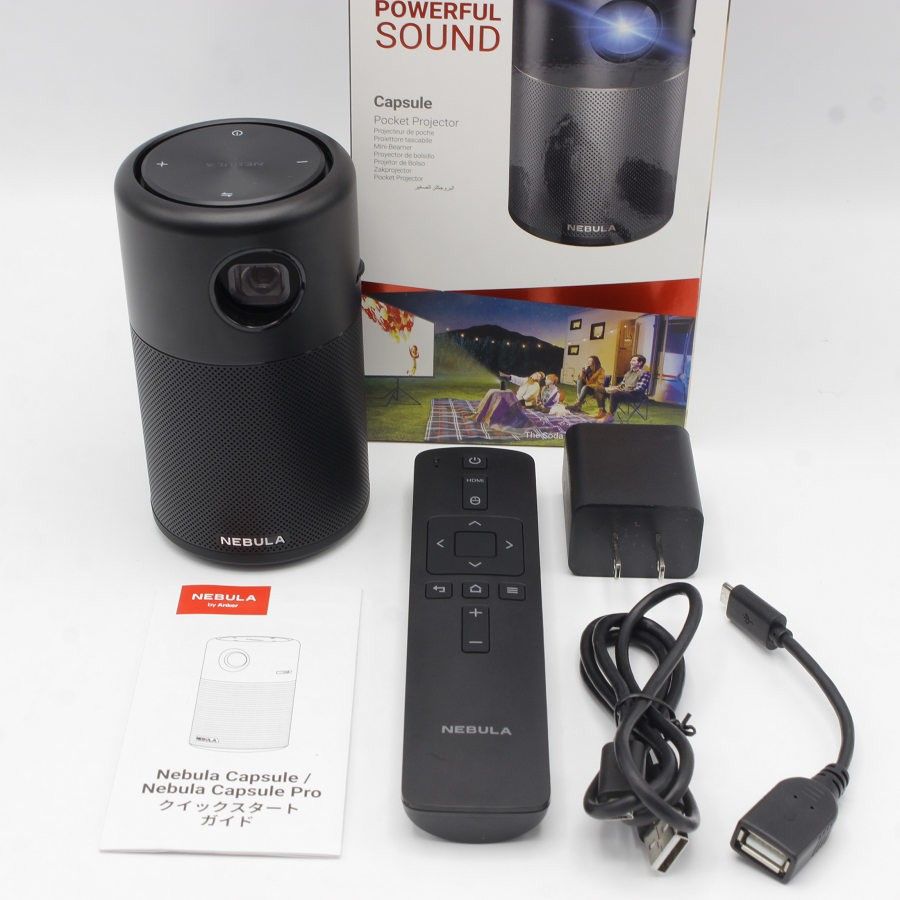 Nebula Capsule II D2421N11 モバイルプロジェクター anker nebula
