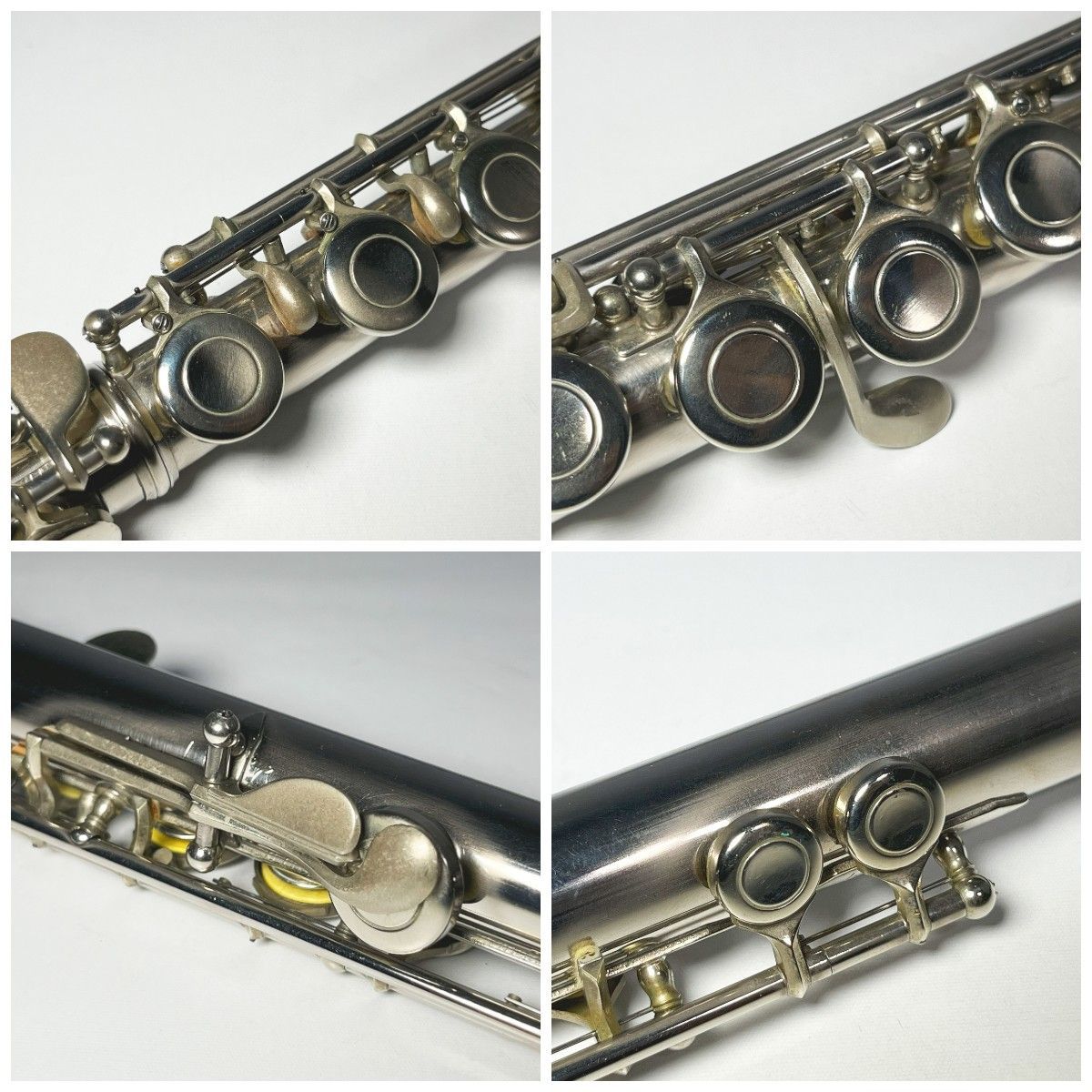 The MURAMATSU FLUTE M-120 ムラマツ 頭部管銀製 フルート