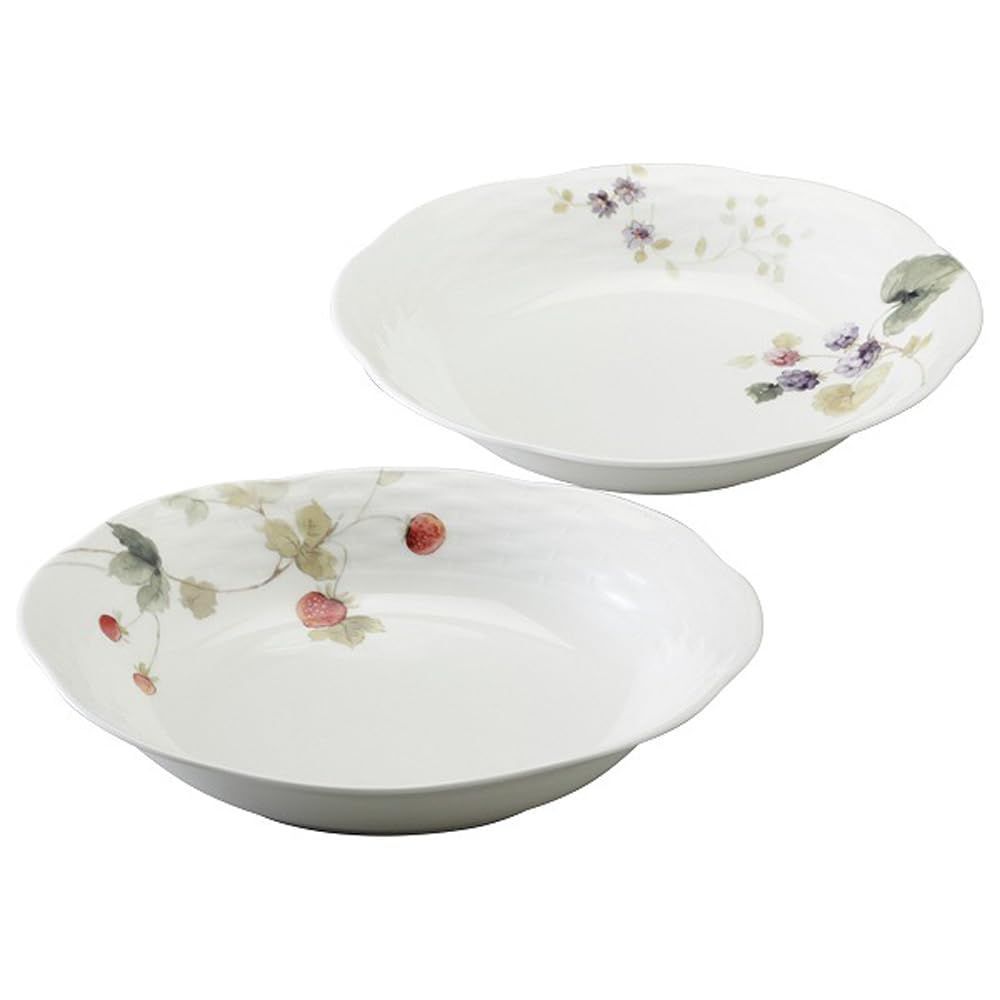 09) 23cmアソートペアオーバルプレート_ギフトラッピングなし NARUMI