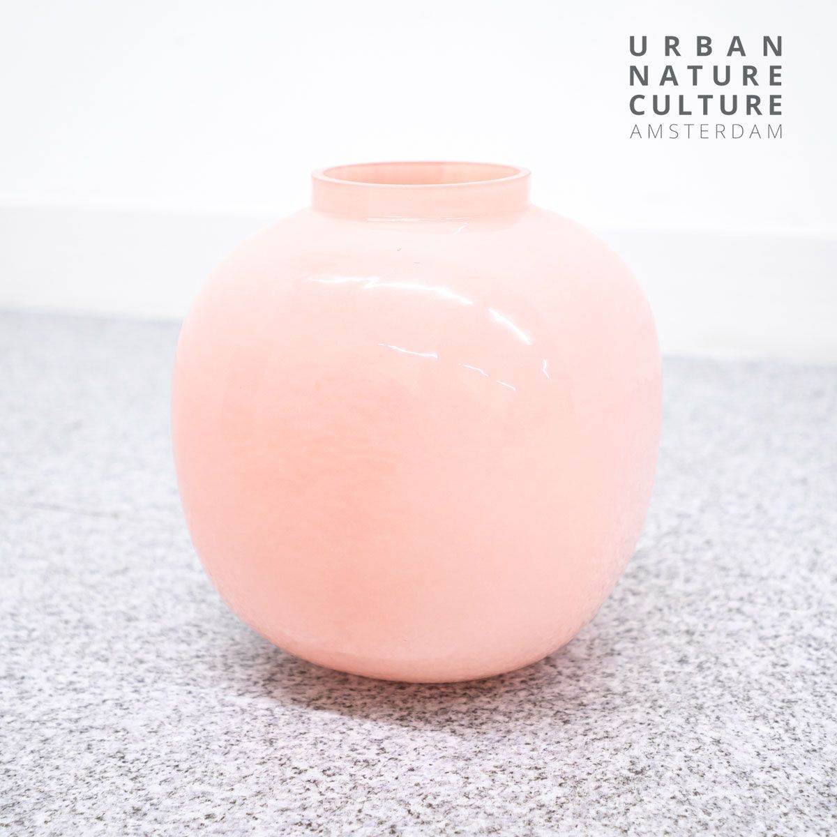 URBAN NATURE CULTURE アーバン ネイチャー カルチャー Vase Riva rose dawn ベース リヴァ ローズ ドーン 花瓶 フラワーベース ガラス ローズ