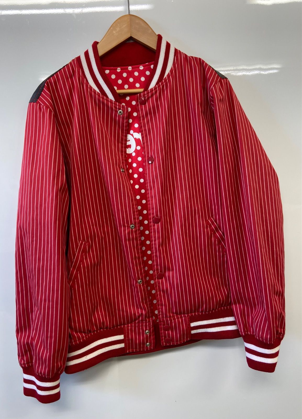 Supreme × COMME des GARCONS SHIRT Reversible Varsity Baseball