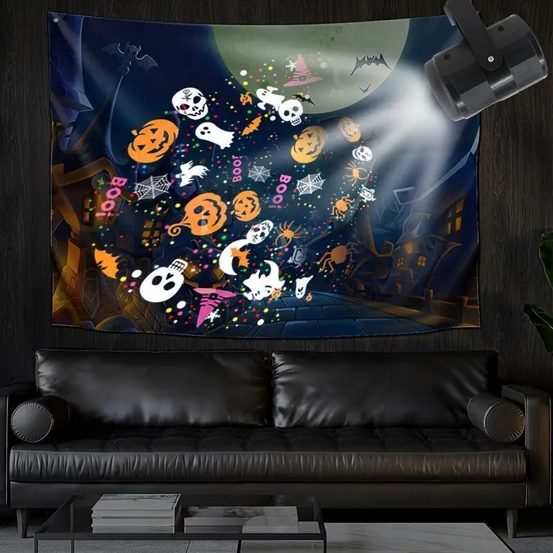 樹脂製ランプシェードRGBライトミーハロウィンプロジェクターライト 1個