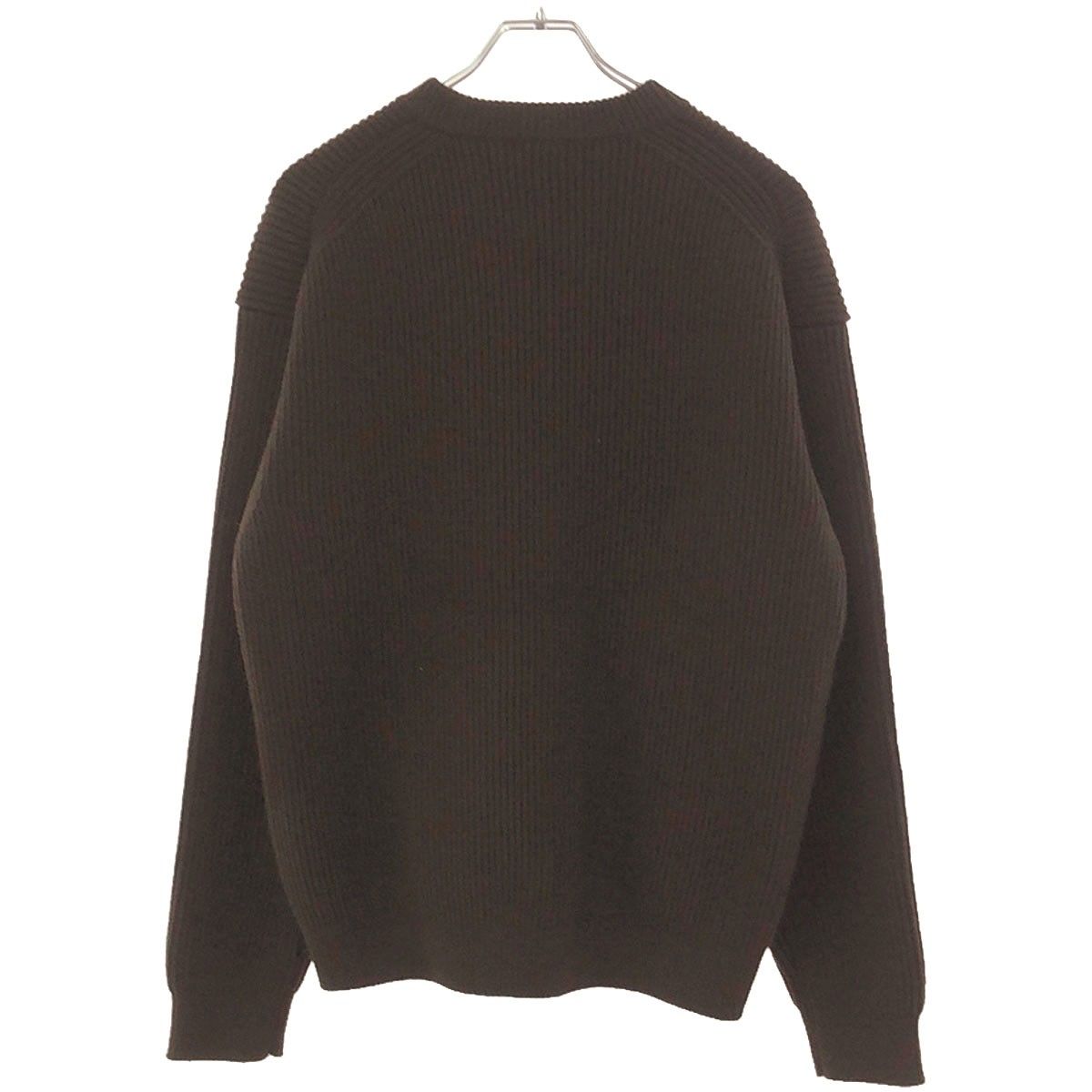 AURALEE オーラリー 23AW FRANCH MERINO RIB KNIT P/O フレンチメリノ 