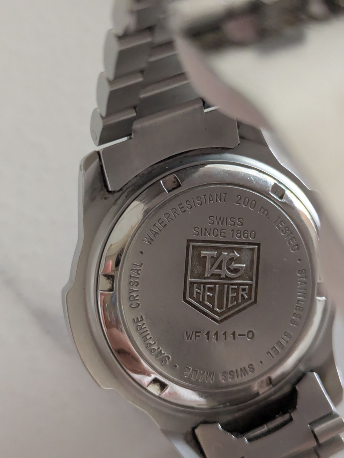 稼動品！タグホイヤー 4000シリーズ　メンズ WF1111-0 38mm 稼動品！タグホイヤー 4000シリーズメンズ WF1111-0 38mm