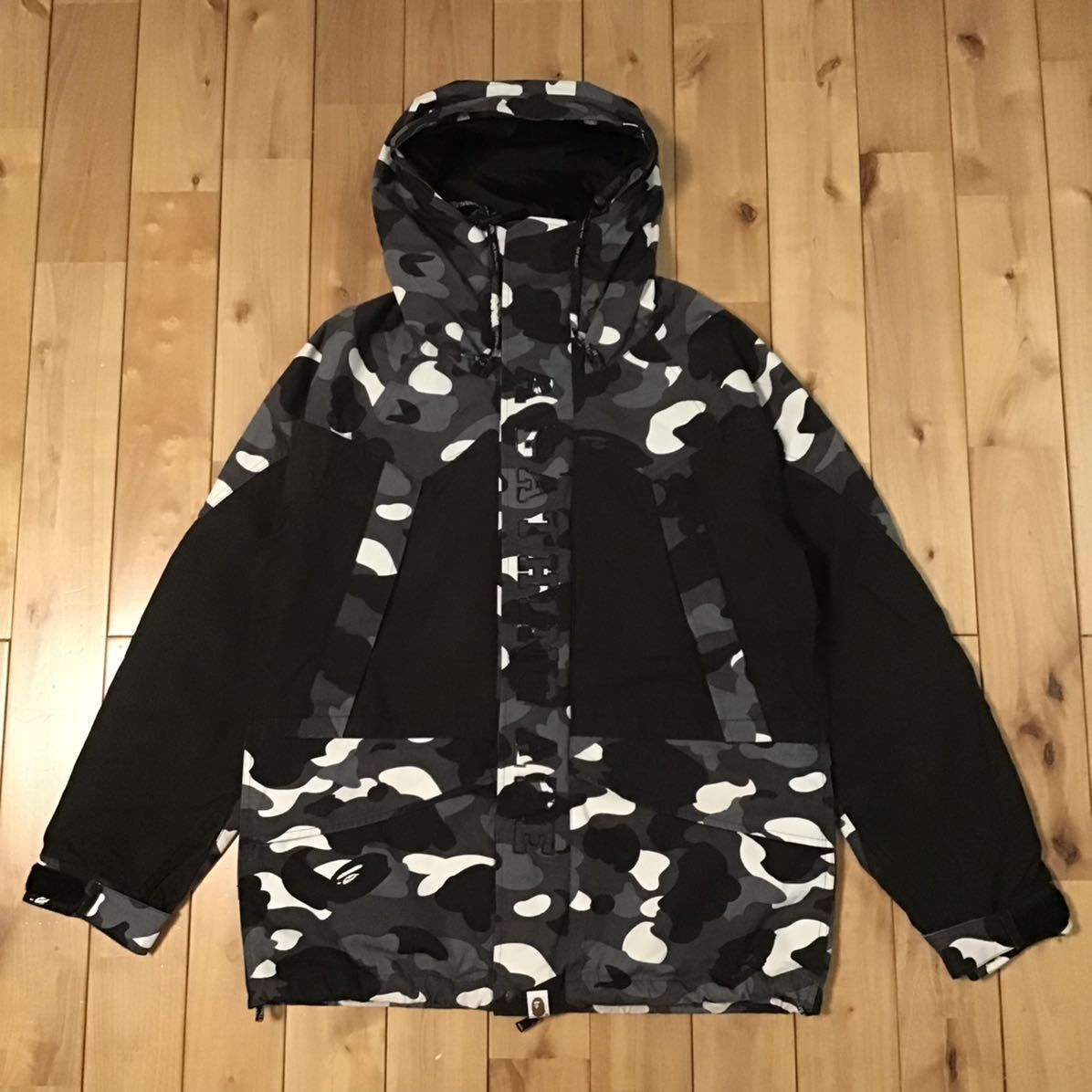 BAPE CITY CAMO SHARK エイプ蓄光迷彩 ミリタリー ジャケット - アウター