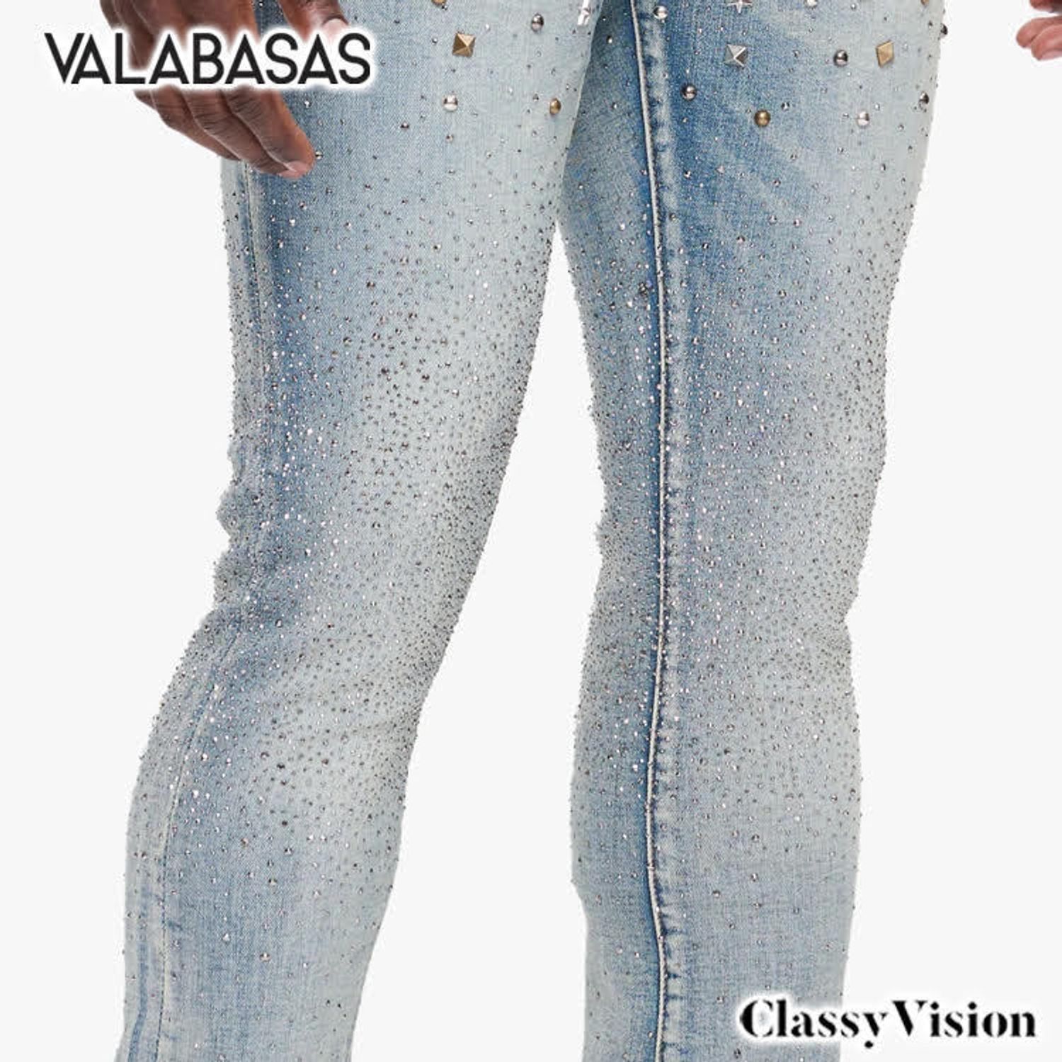 本国現地価格 】VALABASAS PARREL STACKED FLARE JEAN 【LIGHT BLUE 