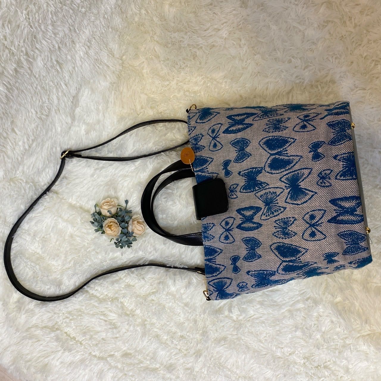 ミナペルホネン sky flower スカイフラワー 2wayショルダーバック