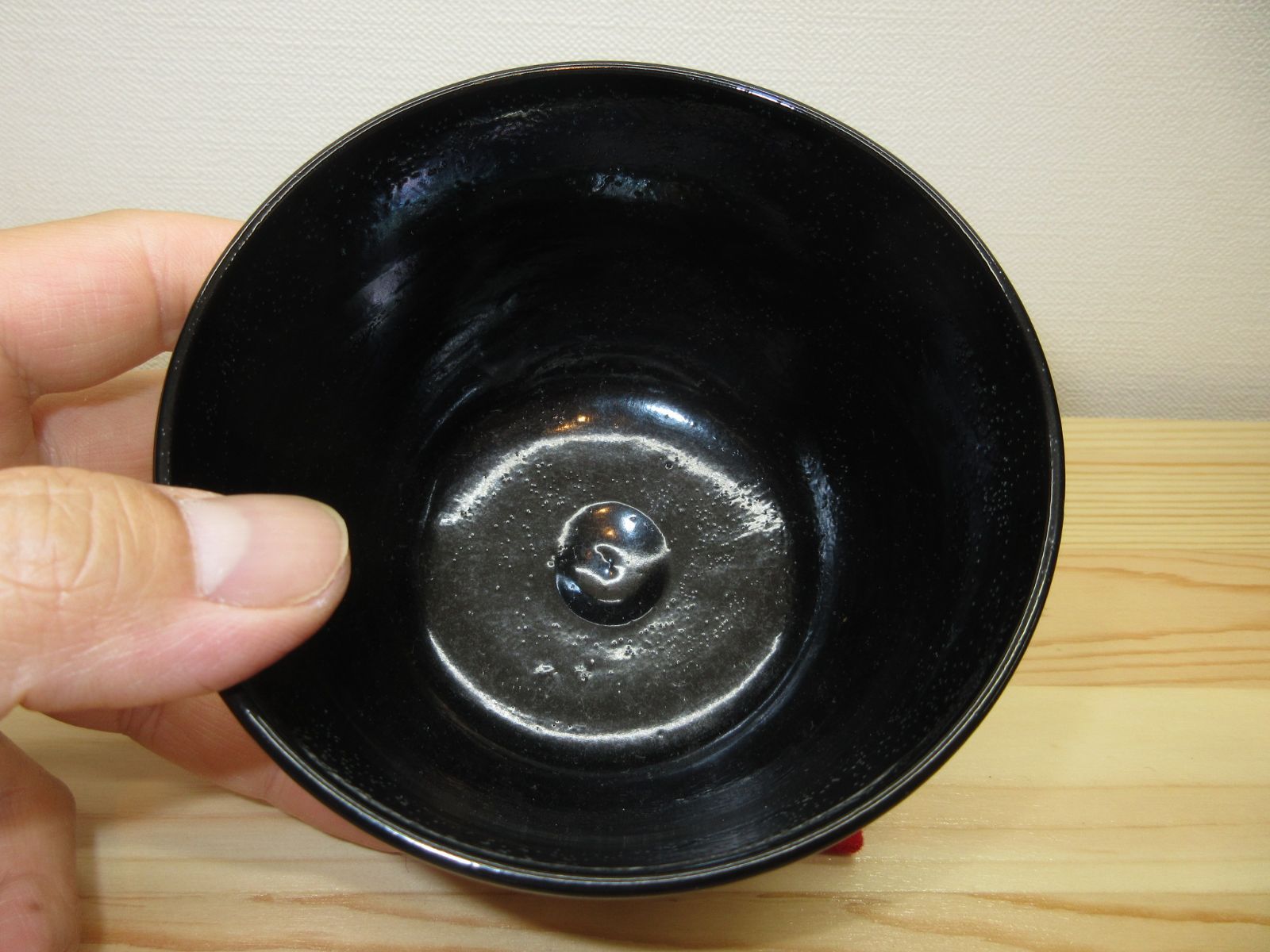 逢絢亭】茶道具 茶碗 色絵 林「鈴の音」表千家書付 永楽善五郎