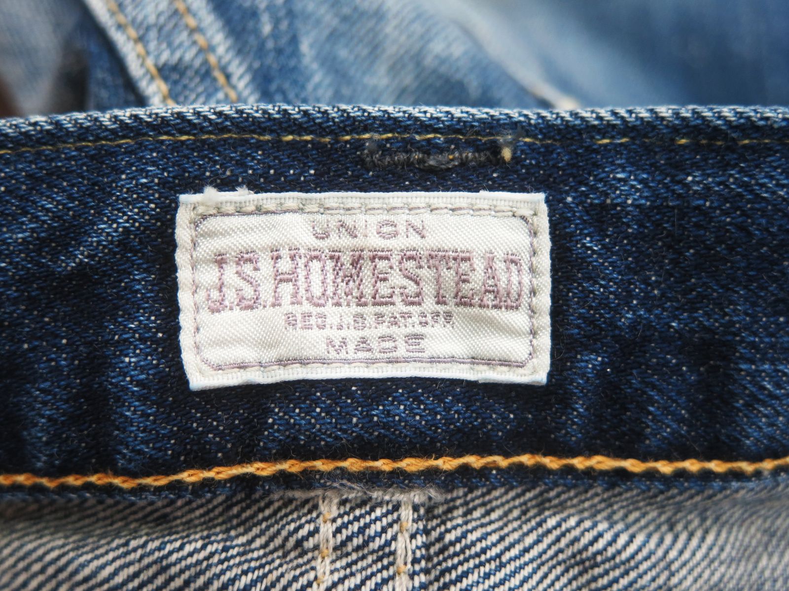 ジャーナルスタンダード　ホームステッド エイジングデニムワイド　ペイント JOURNAL STANDARD J.S HOMESTEAD ジーンズ J.S.Homestead