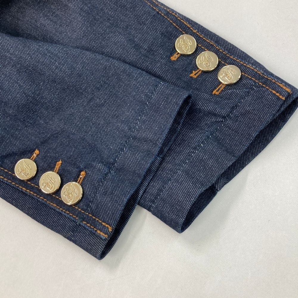 EMPORIO ARMANI エンポリオ アルマーニ 3L2GA1 デニム ジャケット ネイビー系 38 240101486226 レディース GULLKHAN_COM