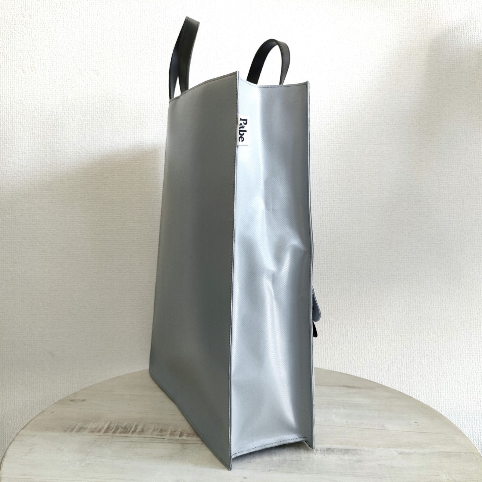 PabePabe】Socket tote bag (Grey) - メルカリ