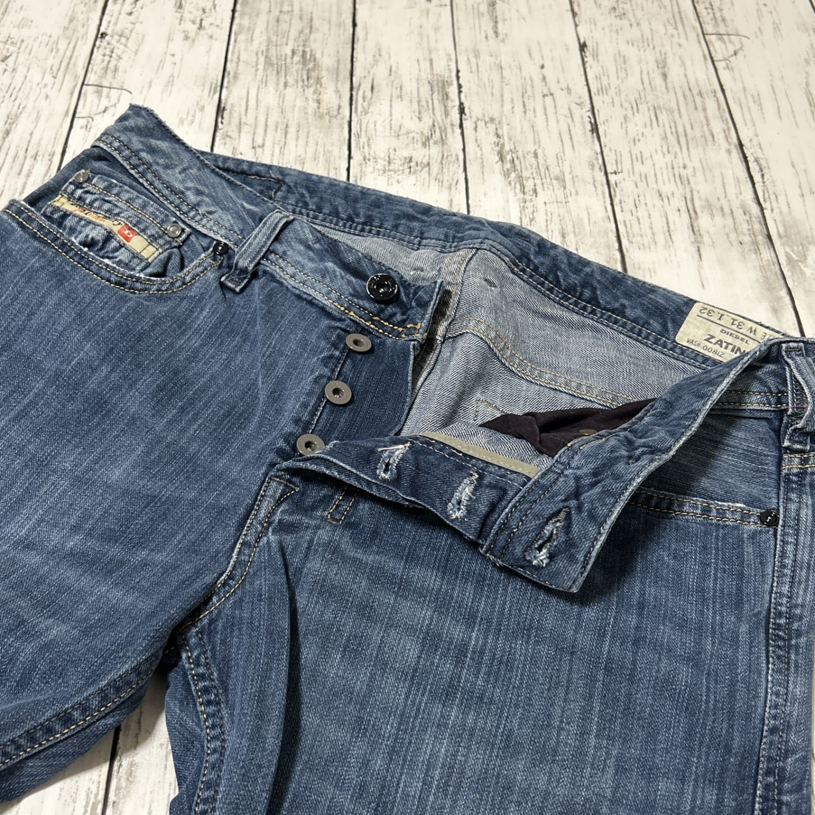 DIESELメンズデニム3本セット DIESEL/メンズストレートクラッシュ 