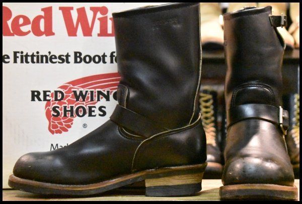 clinch エンジニアブーツ US8.5 CNラスト ラティーノレザー BLK CLINCH