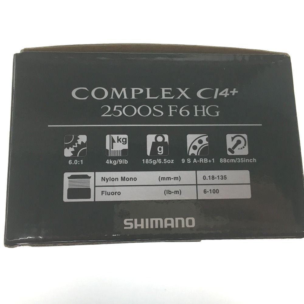 △△SHIMANO シマノ スピニングリール 17コンプレックスCI4+ 2500S F6