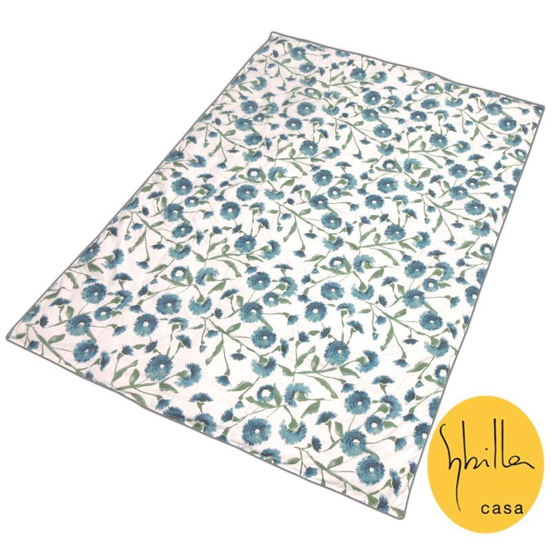 めも様専用】シビラ ミステリオ ダウンケット 掛カバーブルー めも