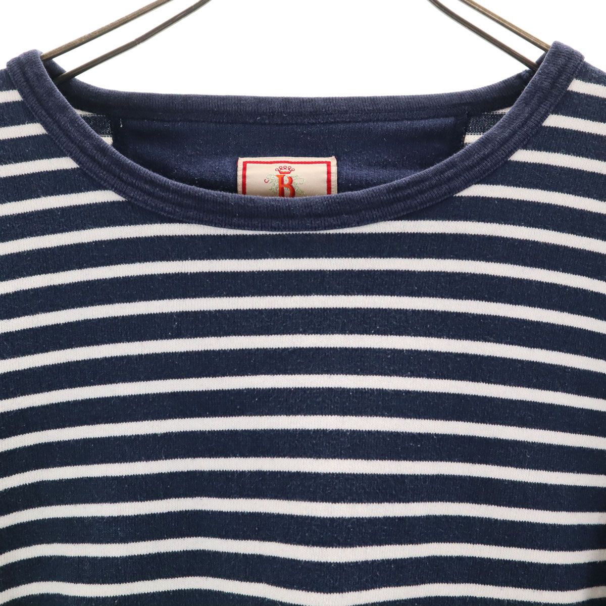 BARACUTA バラクータ 日本製 ボーダー柄 長袖 バスクシャツ 42 