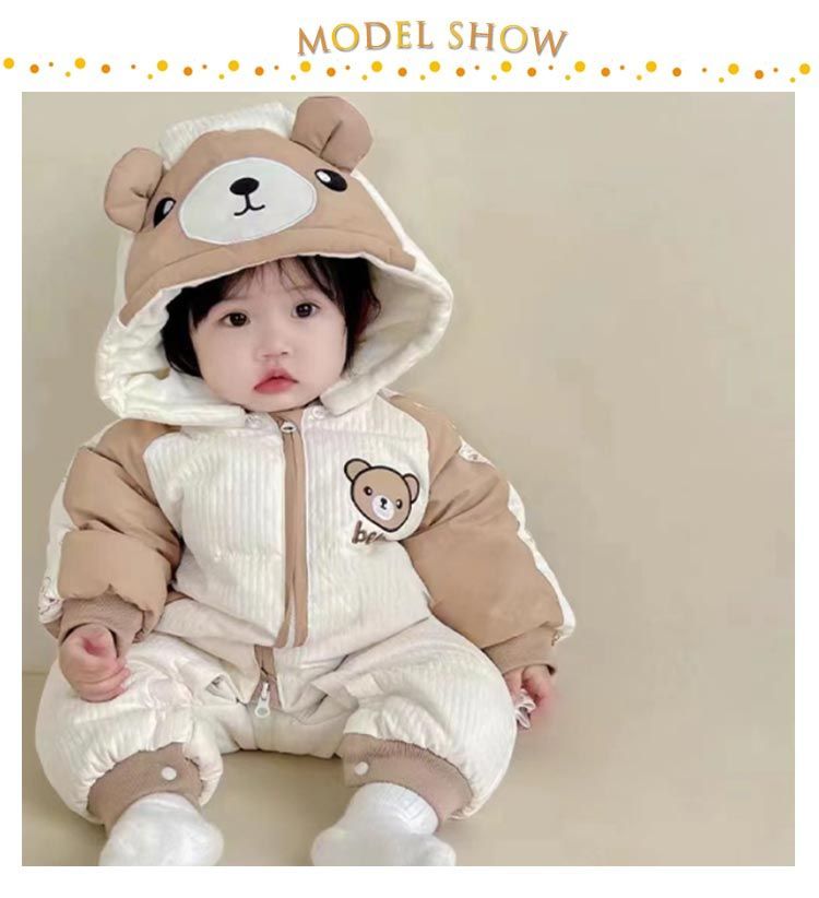 ロンパース 長袖 カバーオール ジャンプスーツ かわいい 女の子 防風