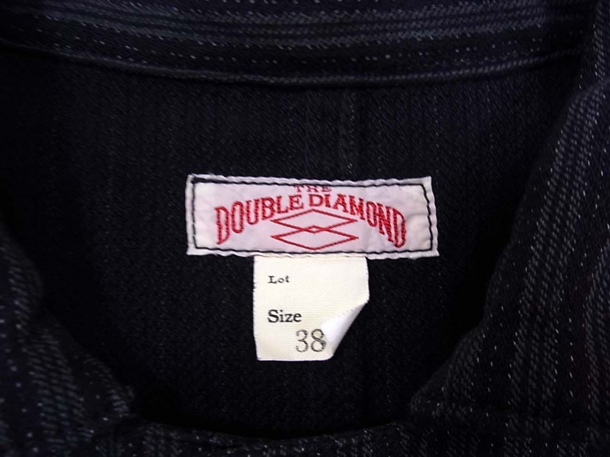 美品 定価4万円◇JOE McCOY THE DOUBLE DIAMOND ドビーストライプ  