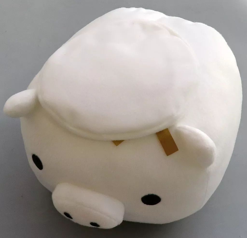 中古】ぬいぐるみ モノクロブー(しろ) キラキラリボン帽子ぬいぐるみ